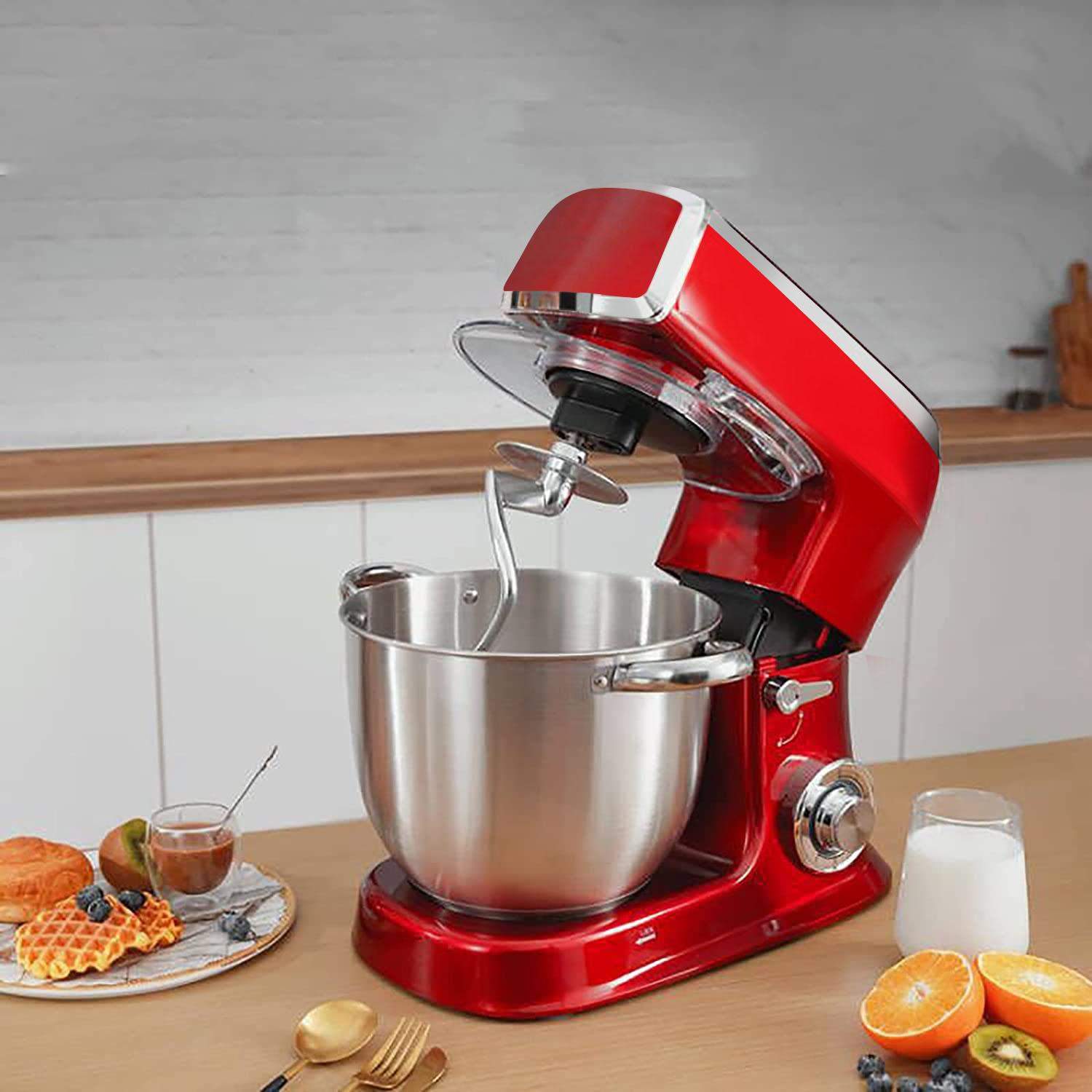 Keittiökone, 2100W - 7,5 L - punainen