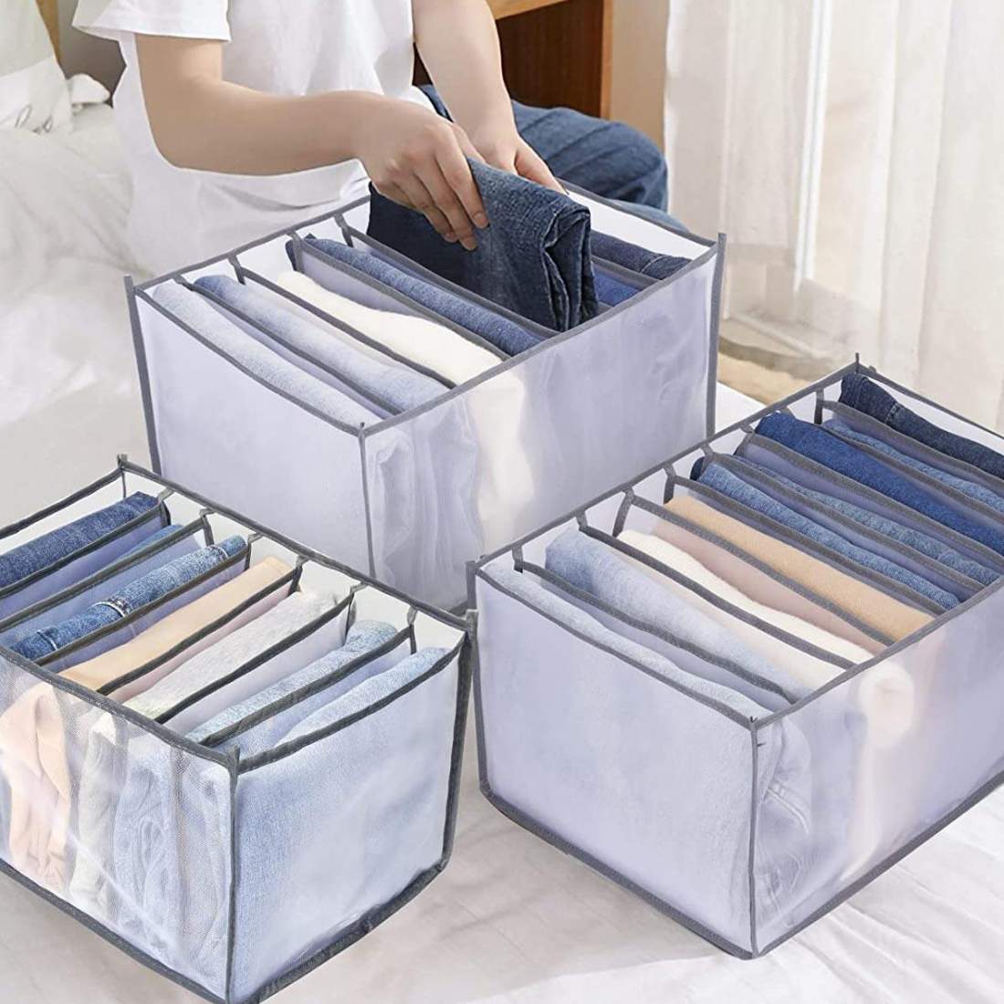 Clothes storage Box with 7 compartments eStore