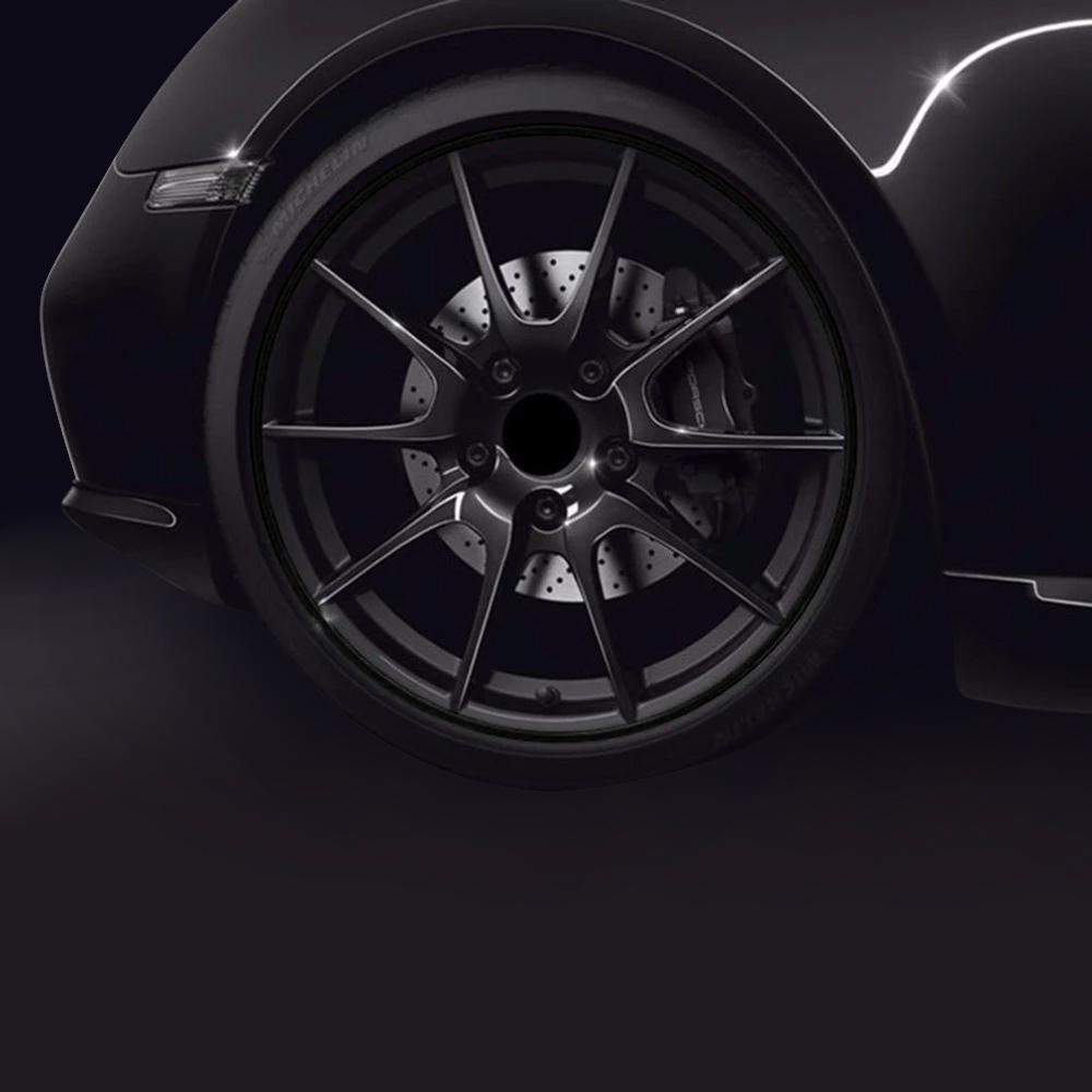 Vanteen nauhat, 8 metriä - Musta