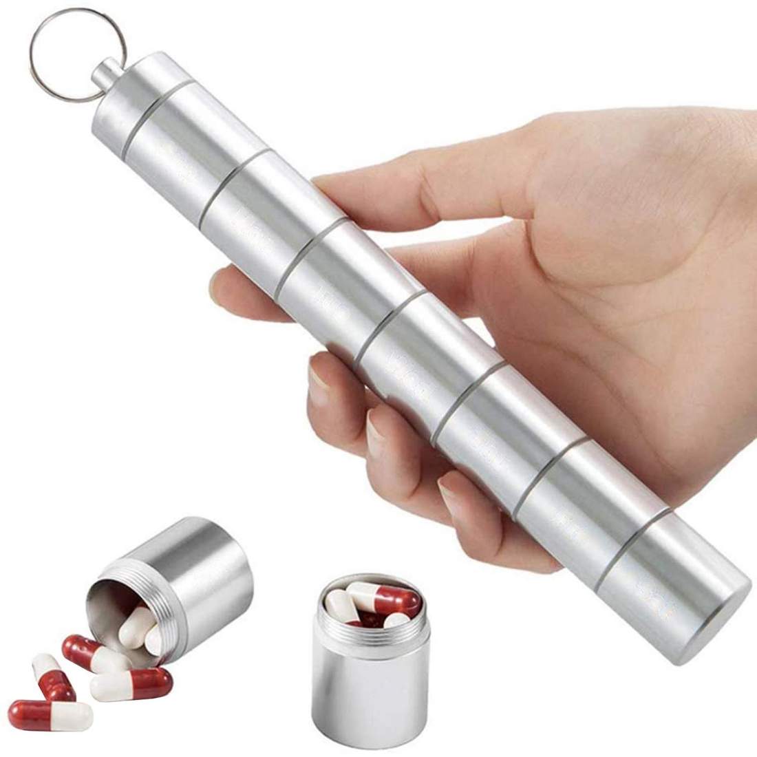 Doseringsask - 7 Dagar - Aluminium | Hälsa & Skönhet - Personvård | Pryloteket