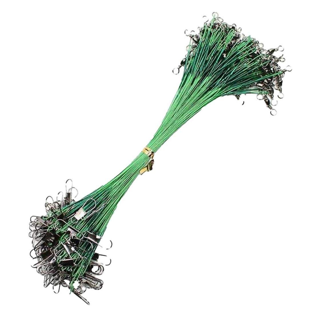 20x Ståltafs för Fiske - 15 cm - Grön | Sport & Fritid - Friluftsliv & Camping - Fiskeutrustning | Pryloteket