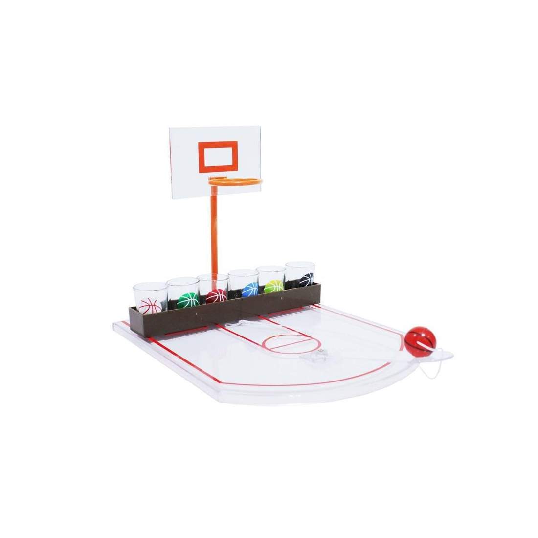 Drikkespil - Minibasketball med shotglas