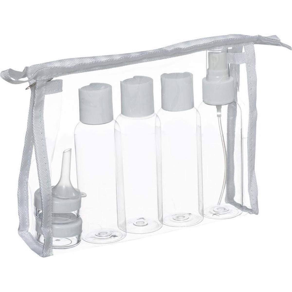 Rejsebeholdere til skønhedsprodukter - 7 stk billede