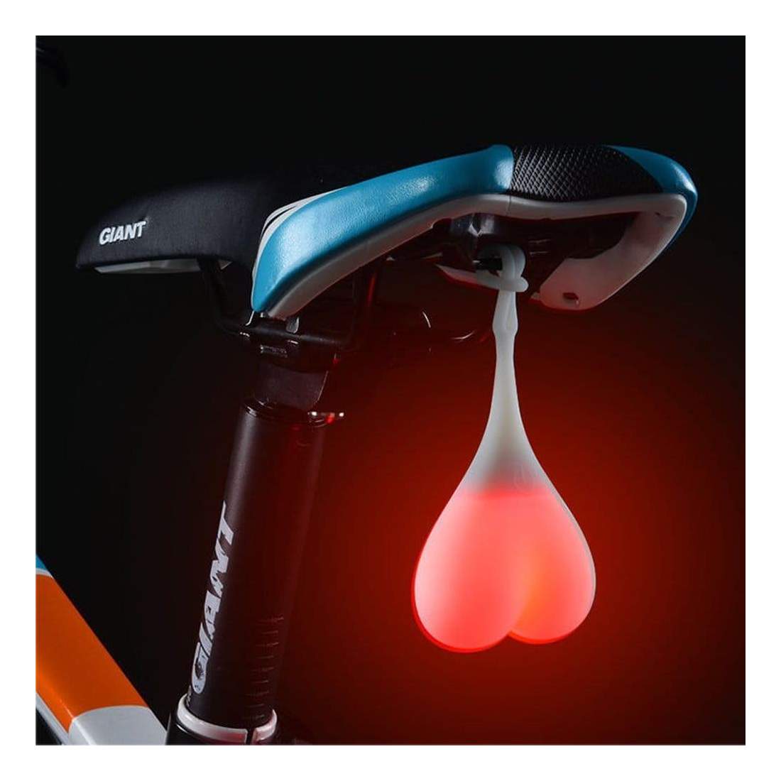 Rolig Cykellampa - LED - Rött Ljus | Sport & Fritid - Cykeltillbehör - Cykelbelysning | Pryloteket