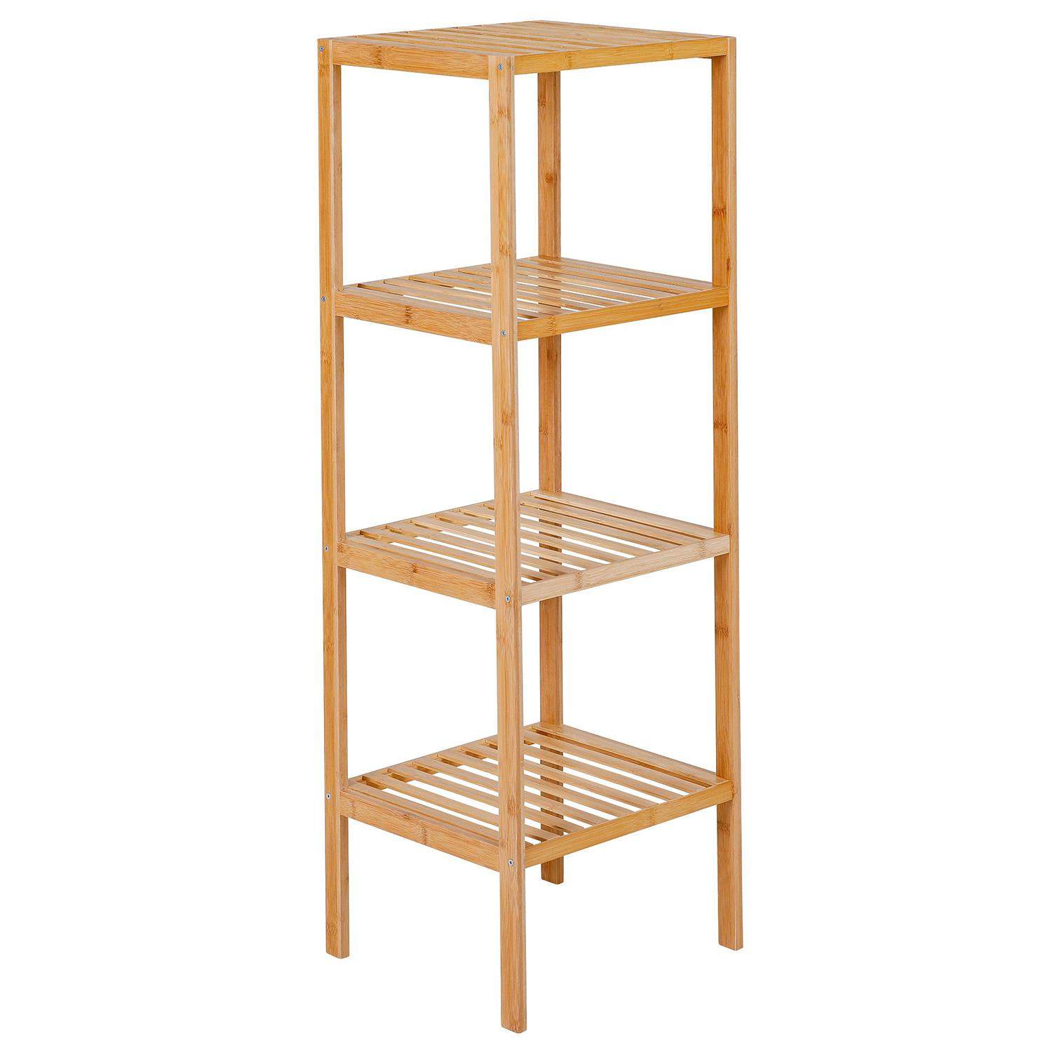 Förvaringshylla i Bambu - 4 Hyllplan | Hem & Hobby - Hem & Hushåll - Förvaring & Organisering | Pryloteket