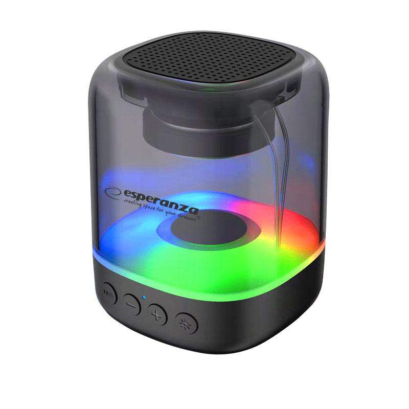 Esperanza Viola RGB Trådløs Bluetooth højttaler med cool lys.