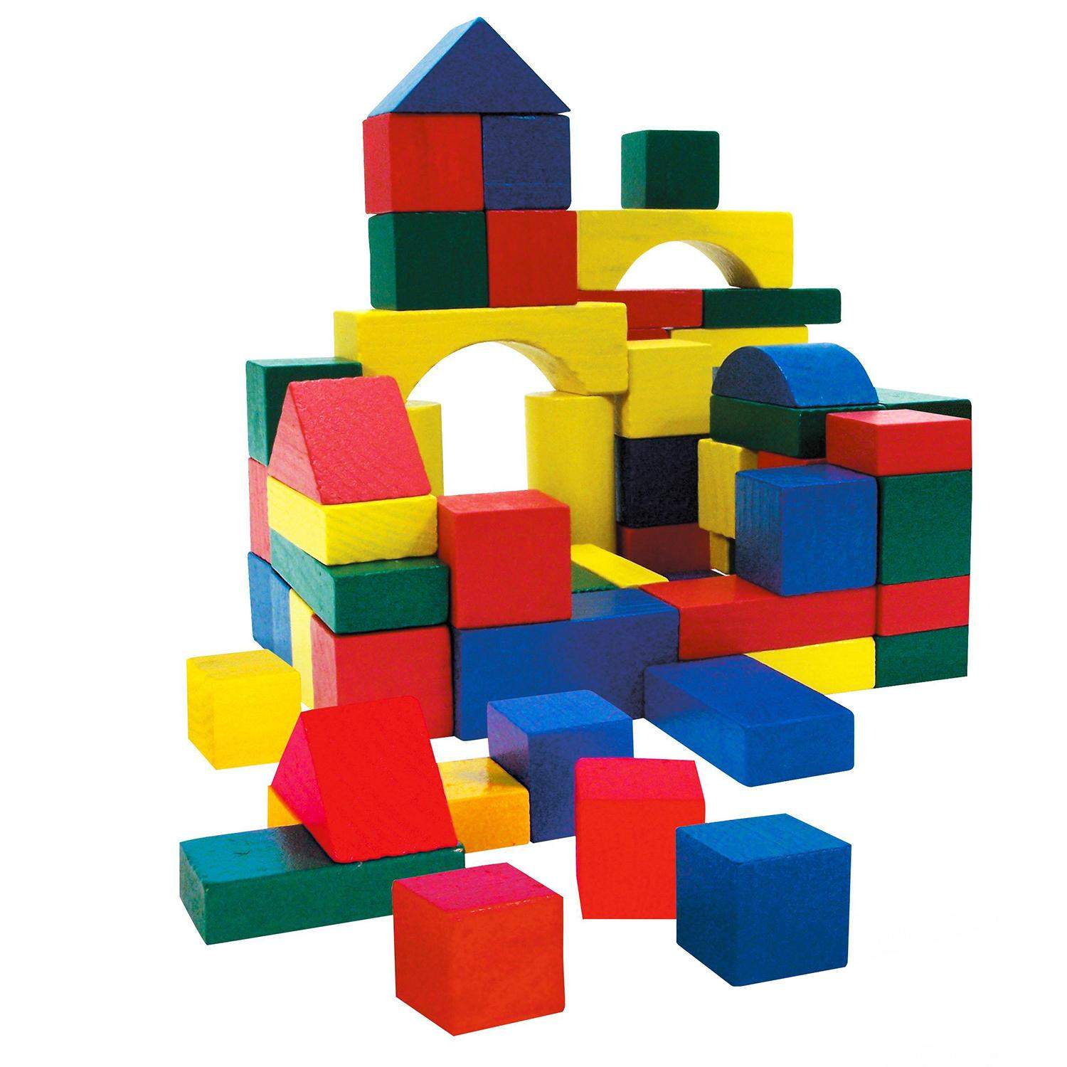 Puiset rakennuspalikat - 75 kpl