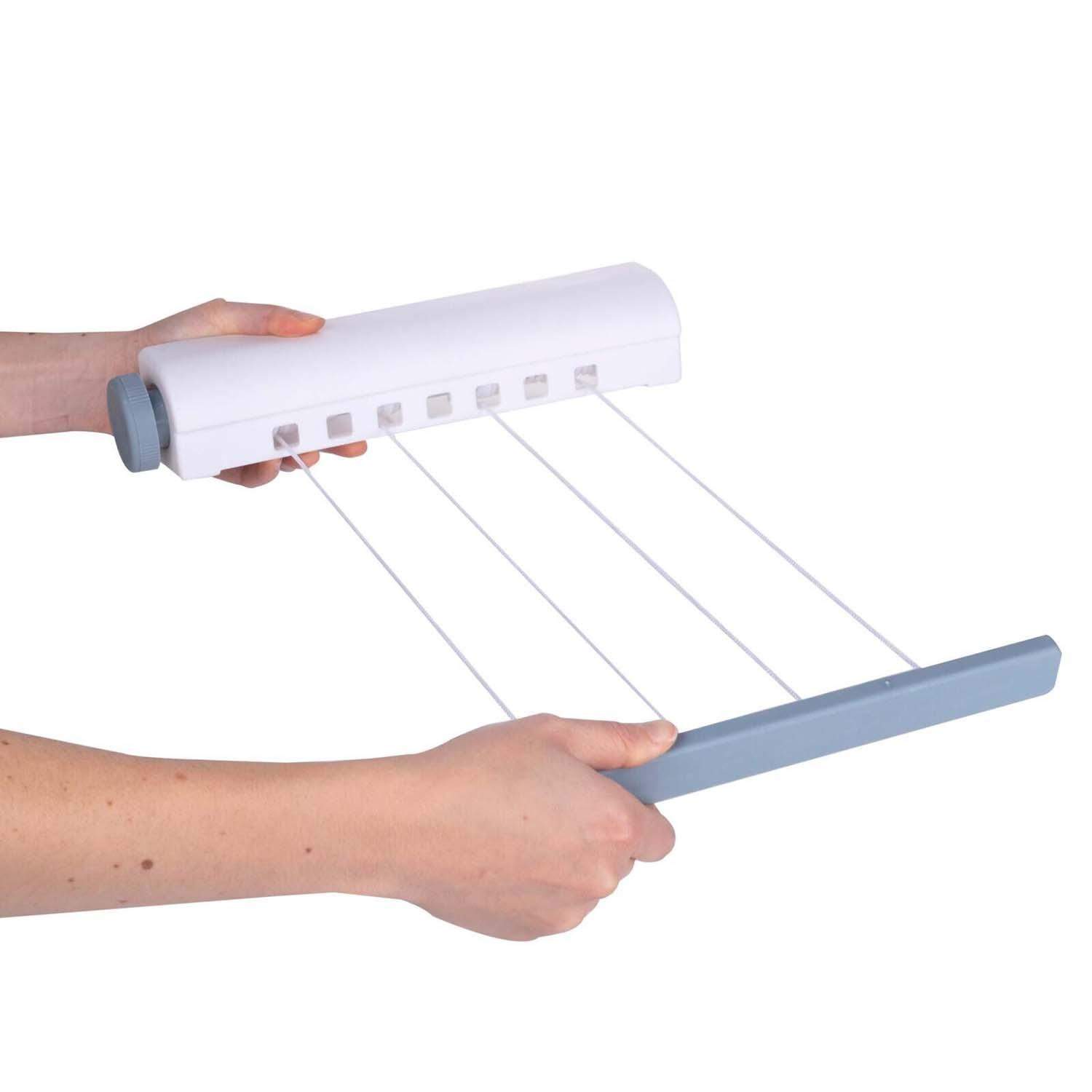 Udtrækkelig vaskeslange - 4 linier - 14 m