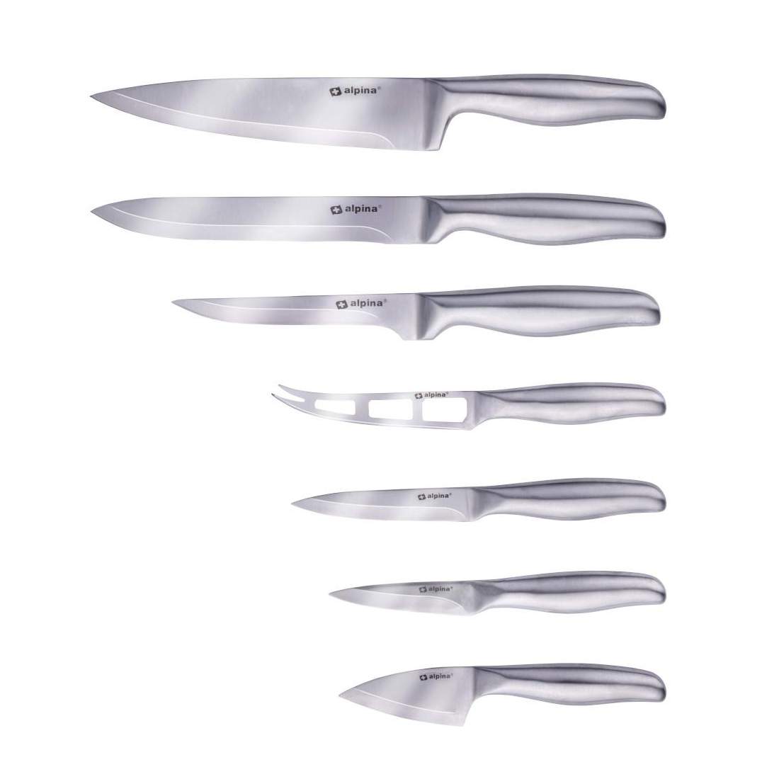 Knivset i Rostfritt Stål - 7 delar | Hem & Hobby - Hem & Hushåll - Kök - Köksredskap - Knivar & Knivtillbehör - Knivset | Pryloteket