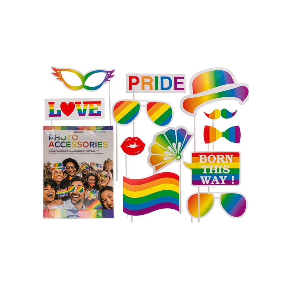 Set med Dekorationer, LGBTQ - 12 delar | Hem & Hobby - Fest & Underhållning | Pryloteket