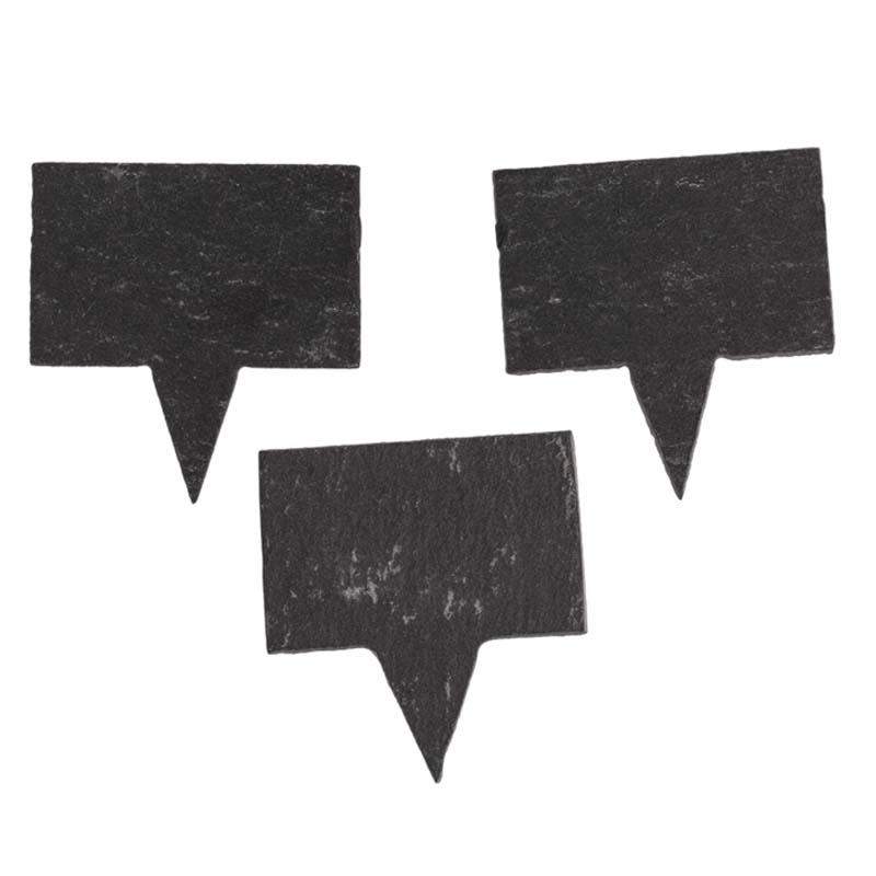 3x Skiferbrædder og Kridt til Planter