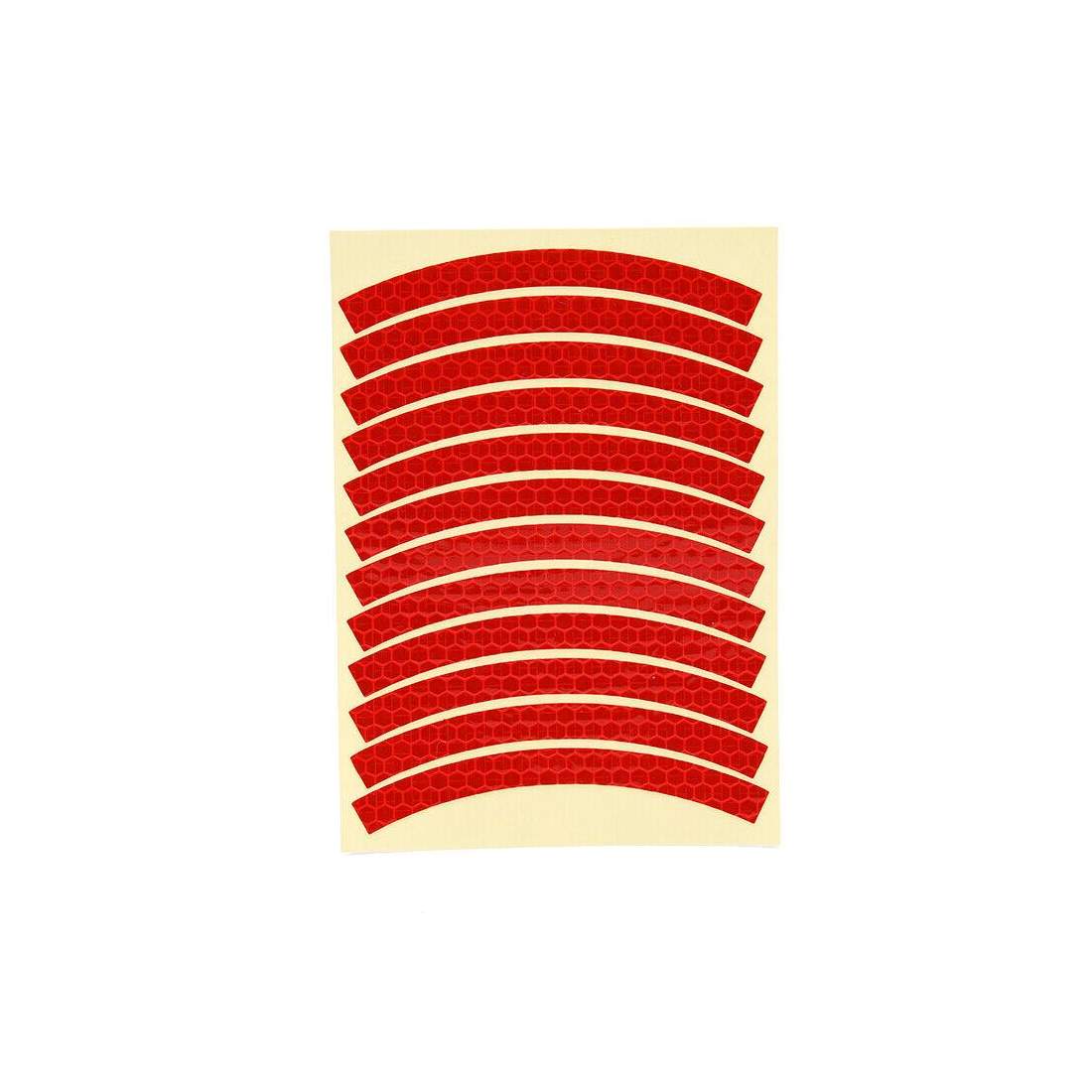 12x Refleks-striber til cykelhjul - Rød