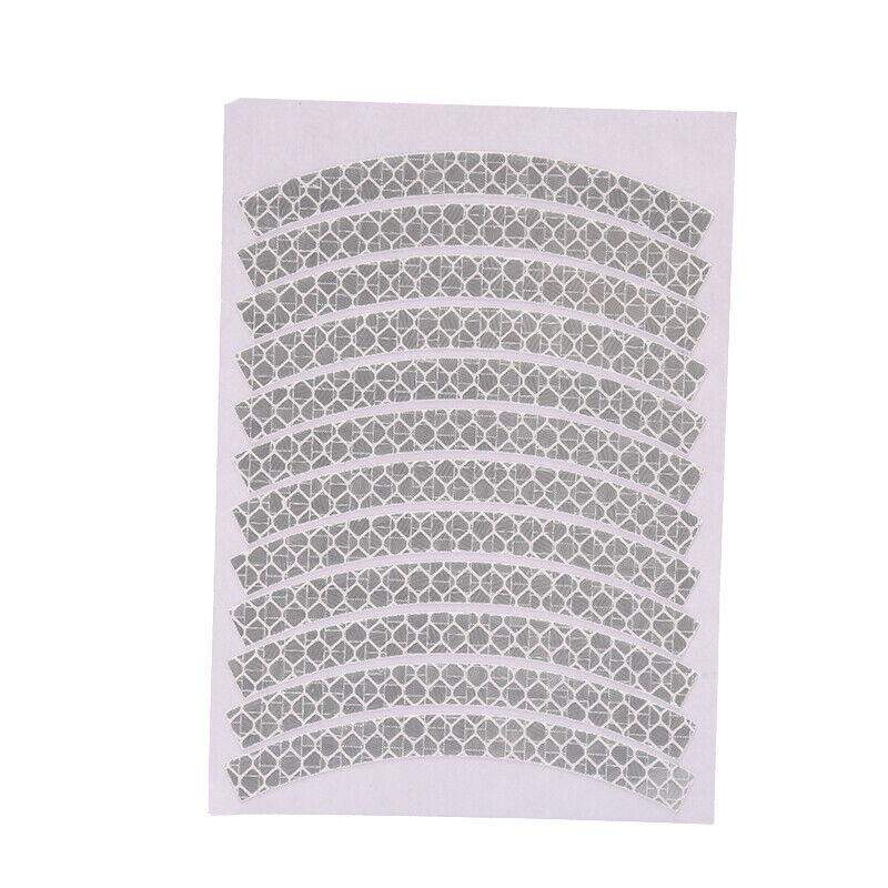 12x Reflex-stripes för Cykelhjul - Vit | Sport & Fritid - Cykeltillbehör | Pryloteket