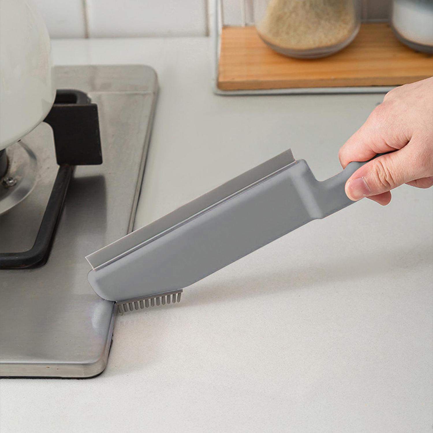 Multifunktionell Städborste, Silikon - Grå | Hem & Hobby - Hem & Hushåll - Rengöring & Städning | Pryloteket