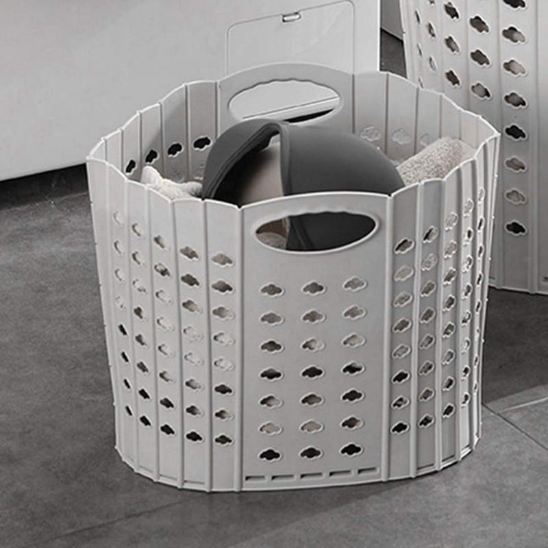 Foldable Storage Basket Gray eStore