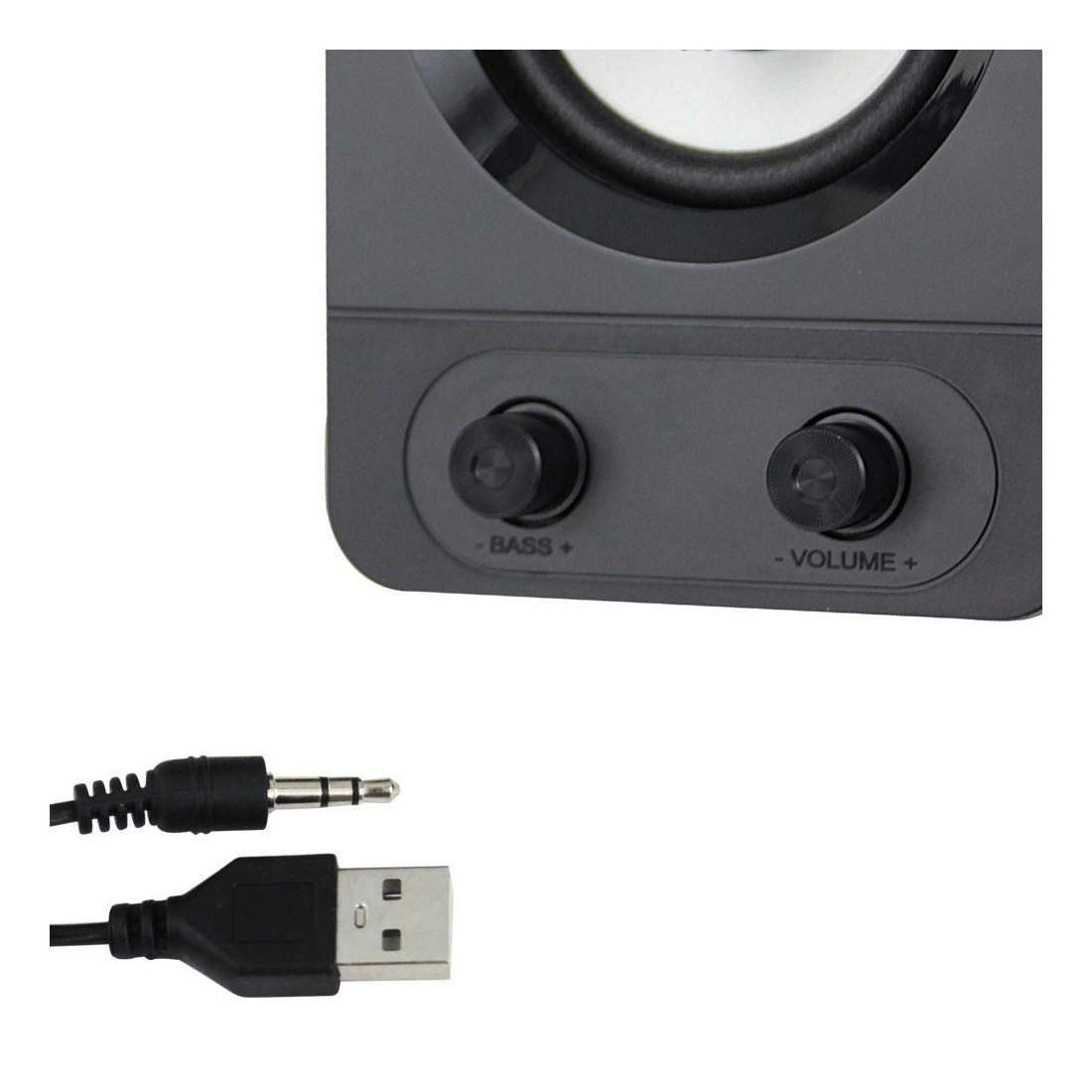 Alternativ bild 1 för Esperanza EGS107 Högtalare 2.1 USB LED 5 W Svart