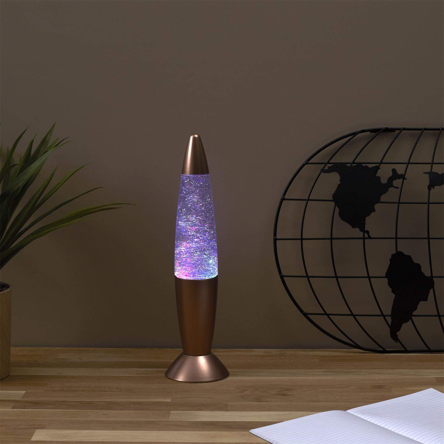 LED-lampe, der skifter farve