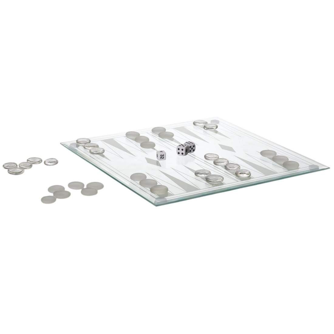 Backgammonspel i Glas | Leksaker & Spel - Sällskapsspel - Brädspel | Pryloteket