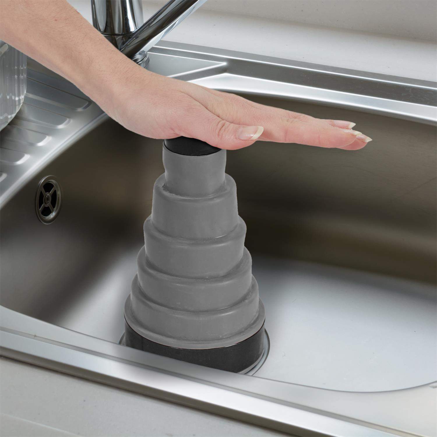 Vaskrensare - Grå - 10 cm | Hem & Hobby - Hem & Hushåll - Kök - Köksredskap - Övriga Köksredskap | Pryloteket