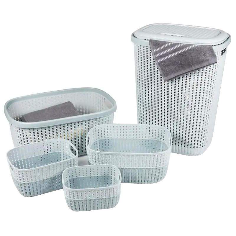 Sæt med vasketøjskurve, 5 stk