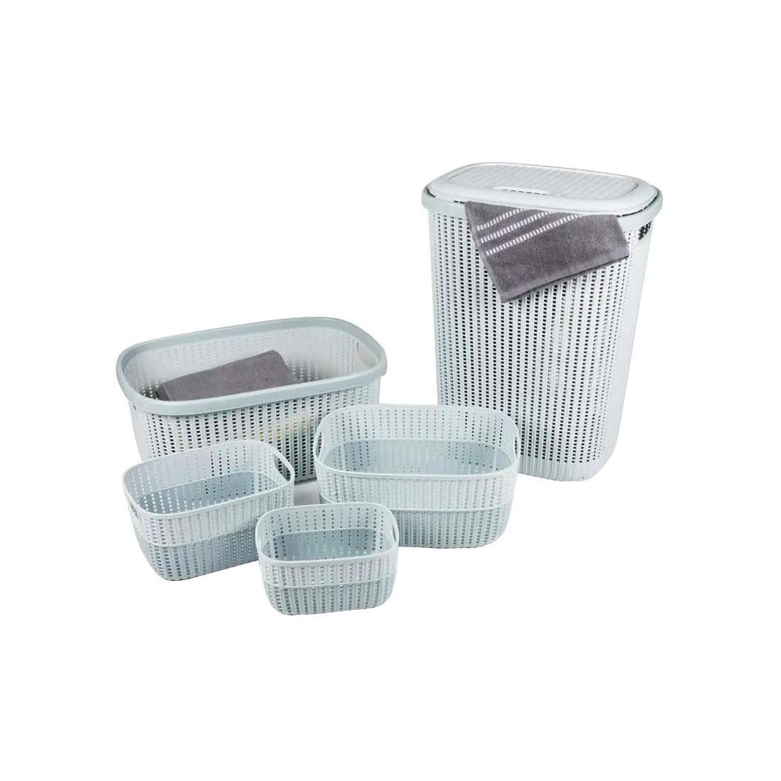 Set med Tvättkorgar, 5 st | Hem & Hobby - Hem & Hushåll - Tvätt - Tvättkorgar | Pryloteket