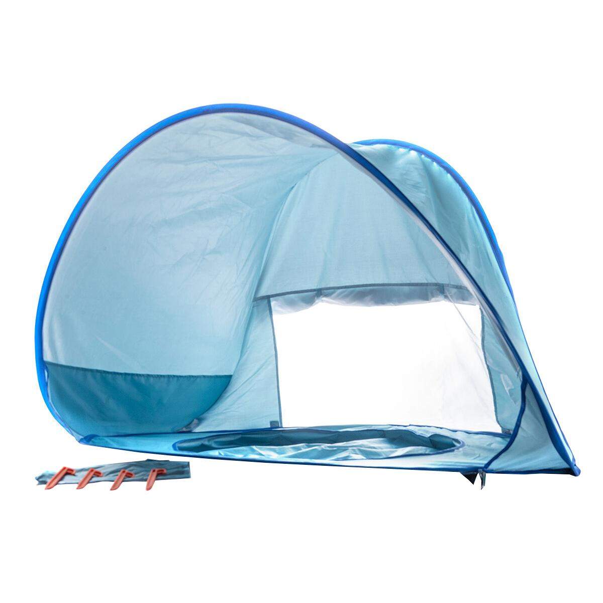 Strandtelt med pool til børn - blå
