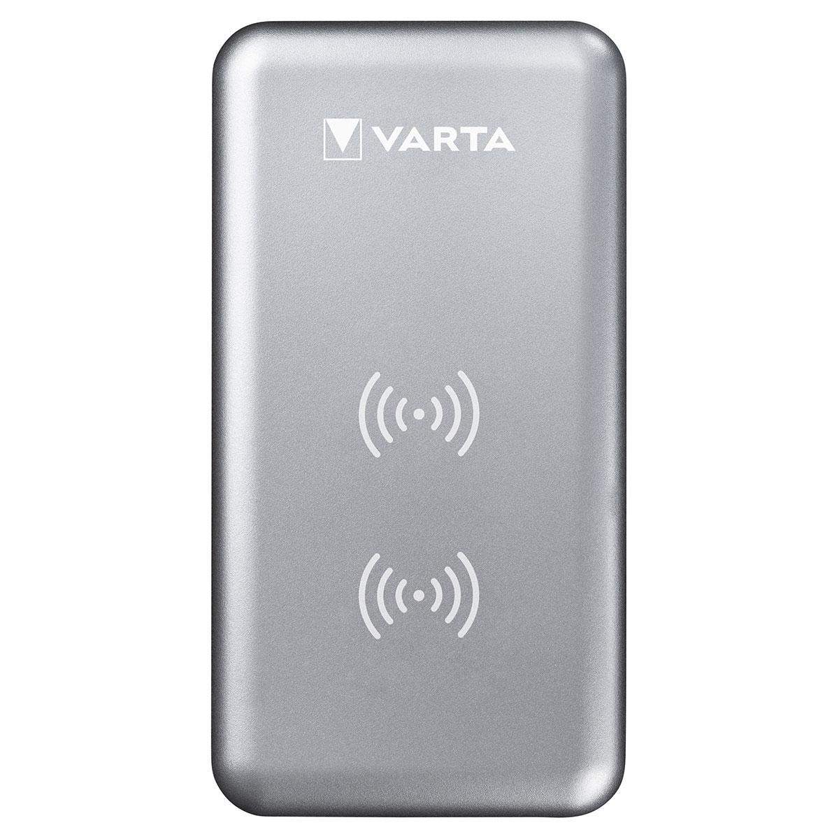 Trådløs powerbank 2000 mAh - Sølv