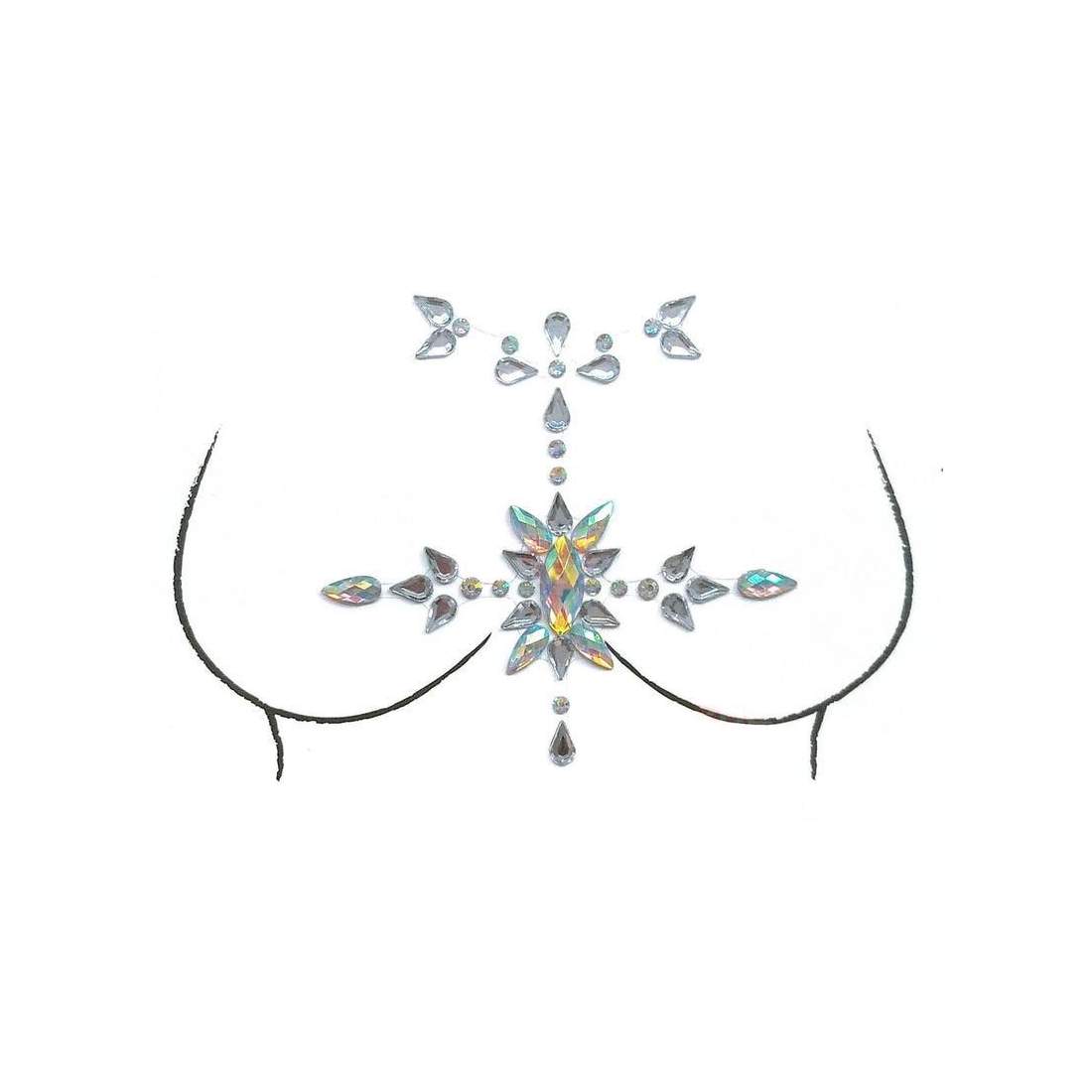 Dekorativa Kroppsjuveler för Urringning | Mode & Accessoarer - Smycken, Smyckesset & Tillbehör - Övrigt | Pryloteket