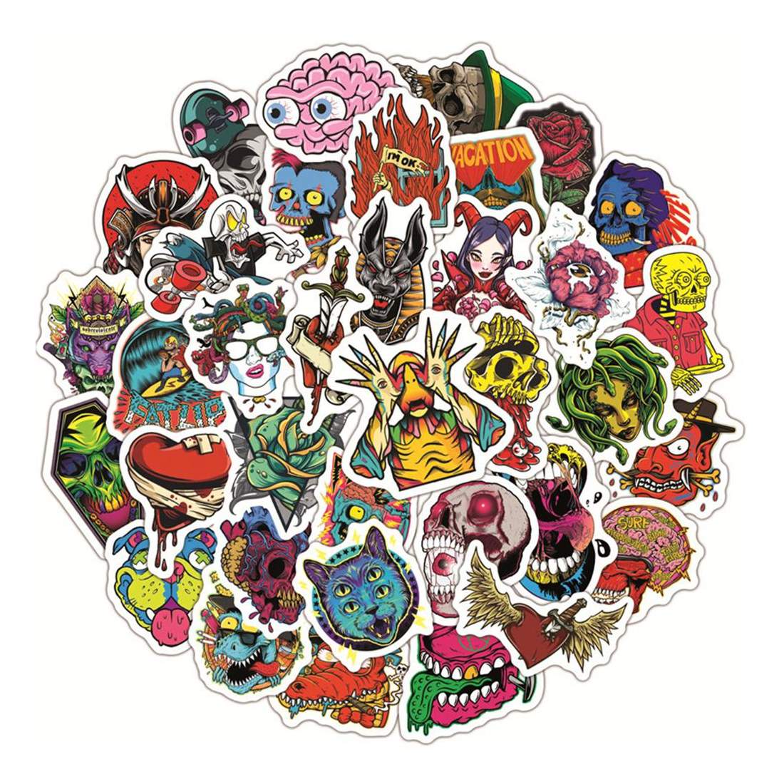 Klistermärken Graffiti - 50 st | Leksaker & Spel - Leksaker - Rittillbehör & Pyssel - Klistermärken - Klistermärken Barn | Pryloteket