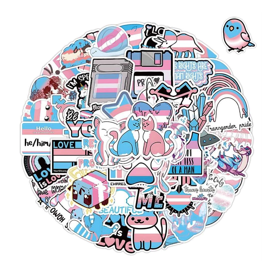 Klistermärken Pride - 50 st | Leksaker & Spel - Leksaker - Rittillbehör & Pyssel - Klistermärken - Klistermärken Barn | Pryloteket