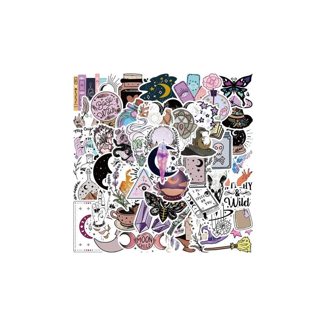 Klistermärken - Tarot - Trolldom - 50 st | Leksaker & Spel - Leksaker - Rittillbehör & Pyssel - Klistermärken - Klistermärken Barn | Pryloteket