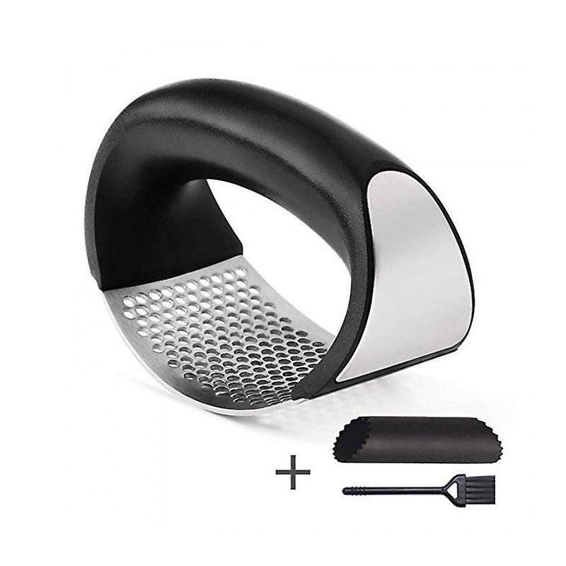 Vitlökspress i stål med tillbehör | Hem & Hobby - Hem & Hushåll - Kök - Köksredskap - Vitlökspress | Pryloteket