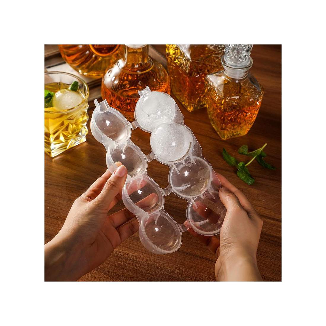 Isform - 4 Isbollar | Hem & Hobby - Hem & Hushåll - Kök - Köksredskap - Isformar | Pryloteket