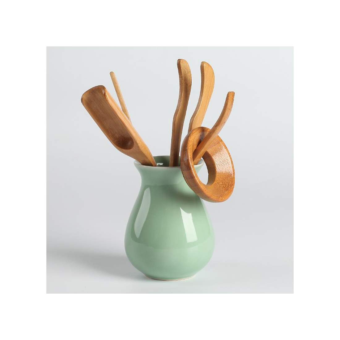 Set med Bamburedskap - Te - 5 st | Hem & Hobby - Hem & Hushåll - Kök - Köksredskap - Kaffe & Te - Tetillbehör | Pryloteket