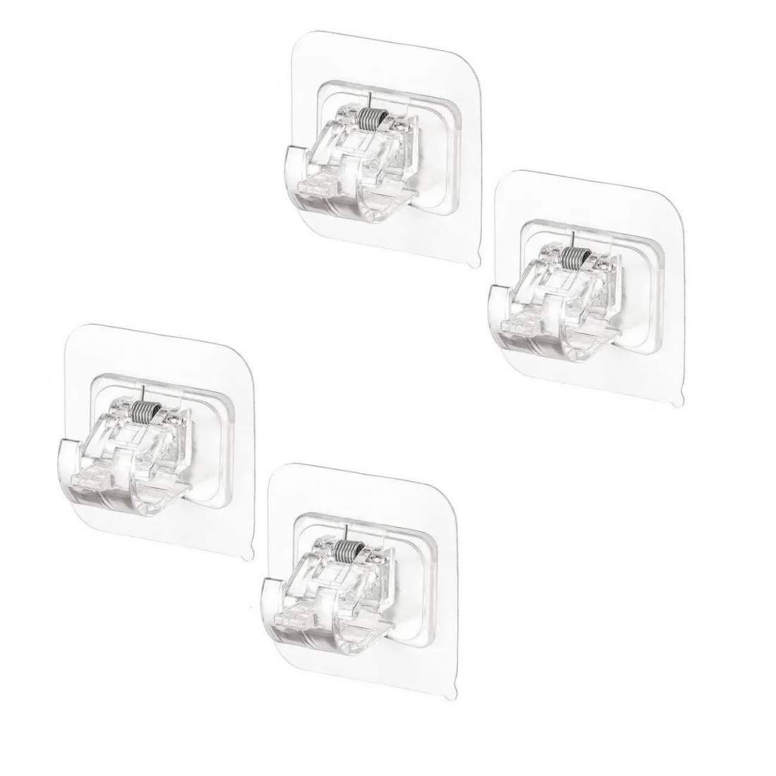 Självhäftande Väggfäste för Stång - 4 st