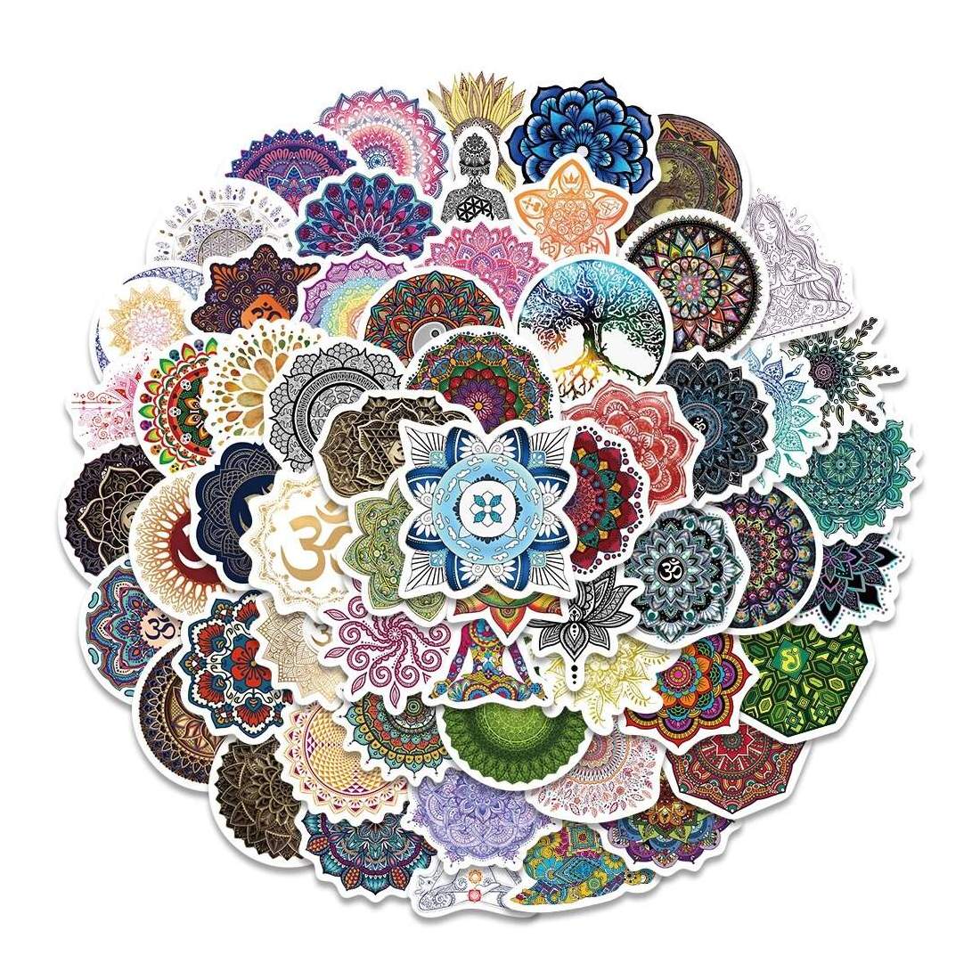 Klistermärken - Yoga - 60 st | Leksaker & Spel - Leksaker - Rittillbehör & Pyssel - Klistermärken | Pryloteket