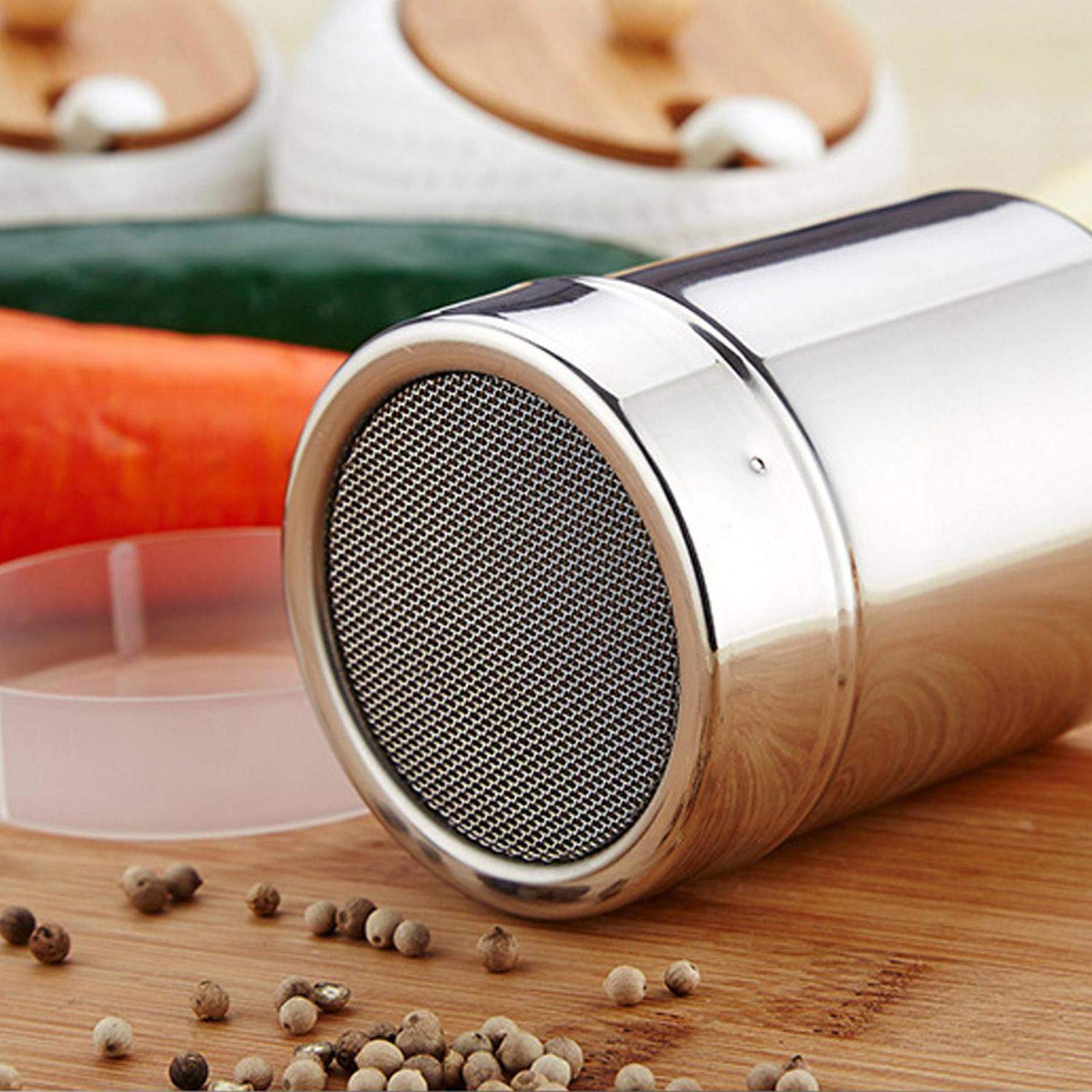 Liten Siktkopp - Rostfritt Stål - Silver | Hem & Hobby - Hem & Hushåll - Kök - Köksredskap - Övriga Köksredskap | Pryloteket