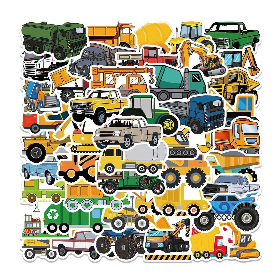 Klistermärken - Fordon - 50 st | Leksaker & Spel - Leksaker - Rittillbehör & Pyssel - Klistermärken | Pryloteket