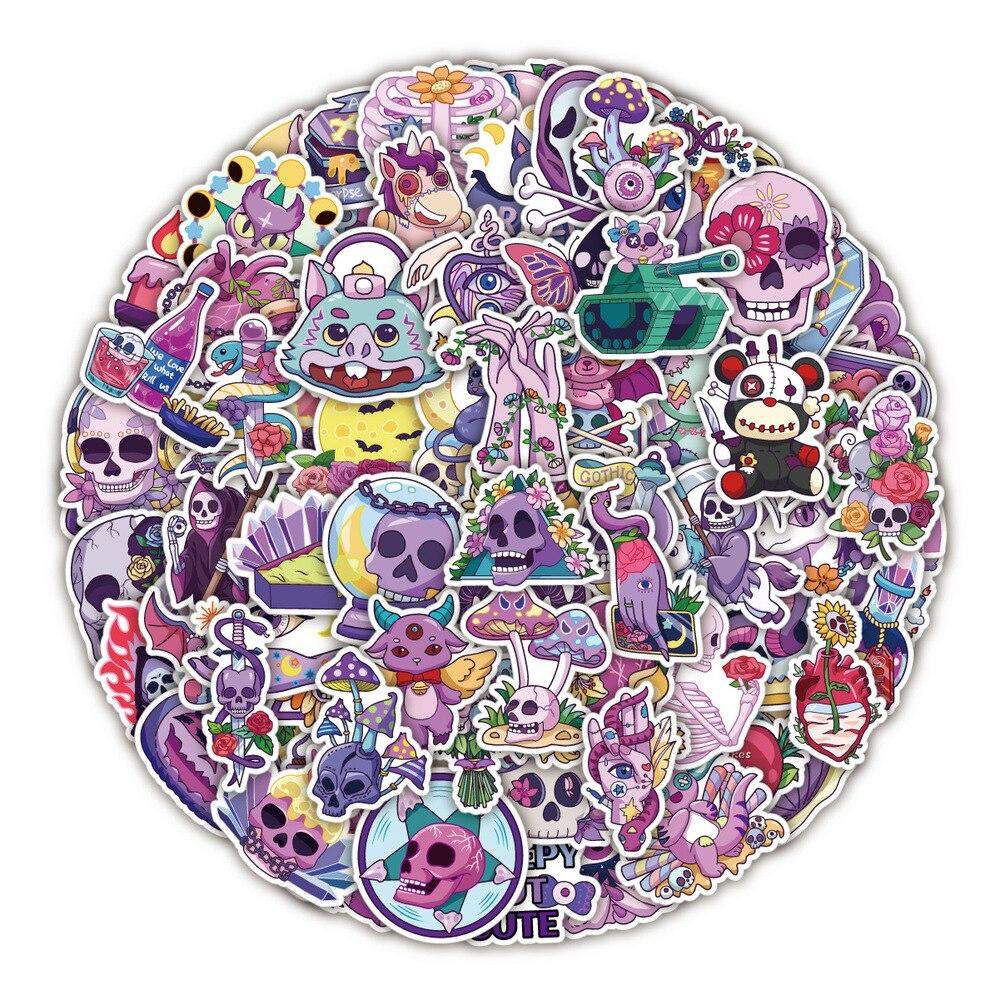 Klistermærker - Halloween - 100 stk