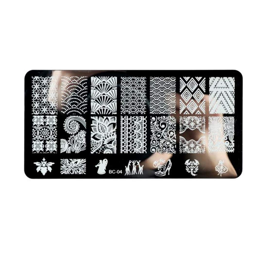 Bakke til neglestempling - mandala mønster