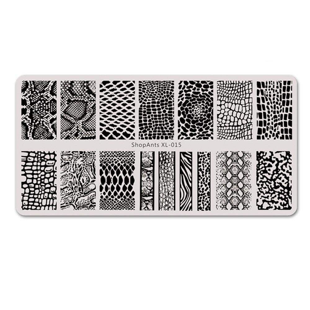 Tarjotin kynsien leimaamiseen - eläinkuvio