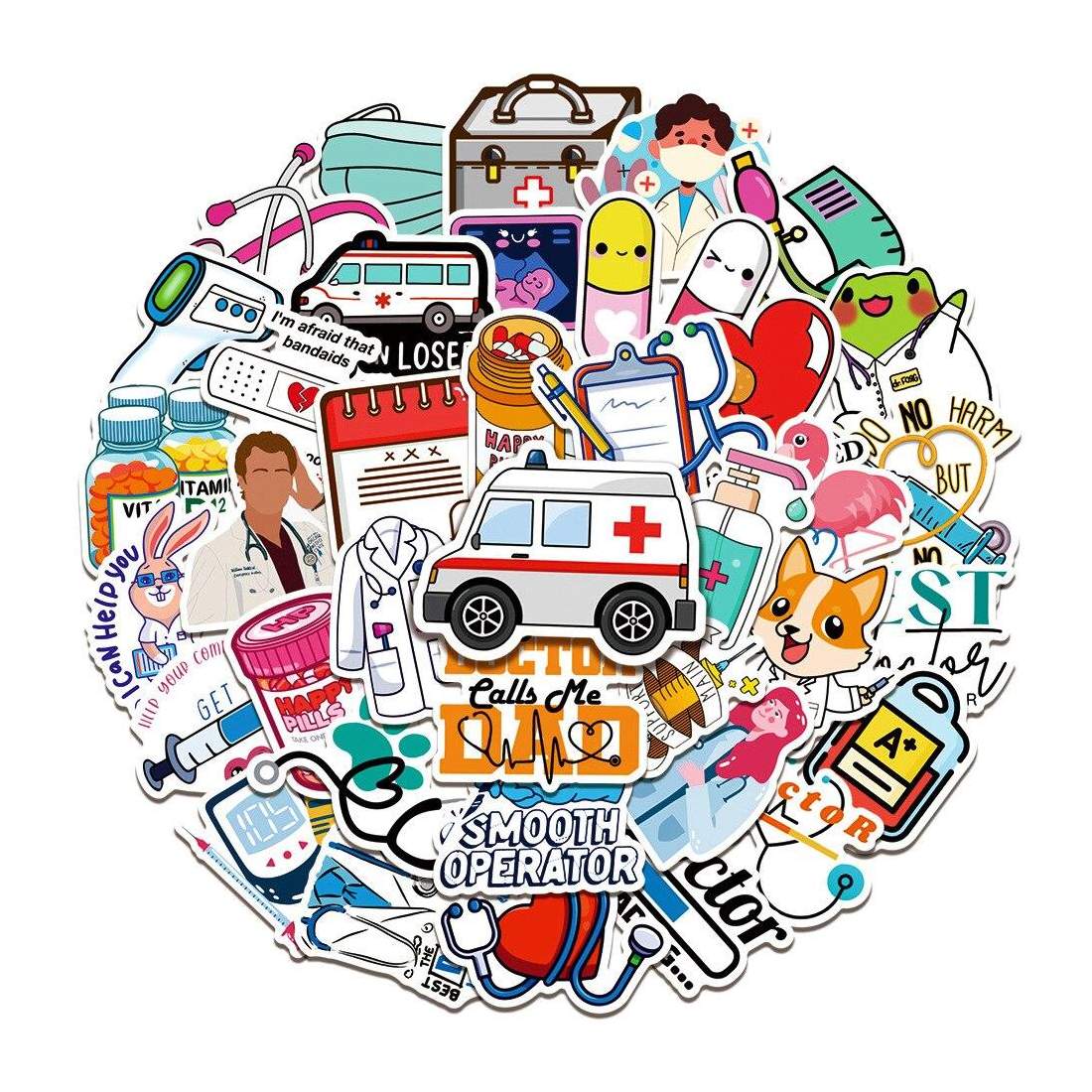Stickers Hospital 50 pcs eStore
