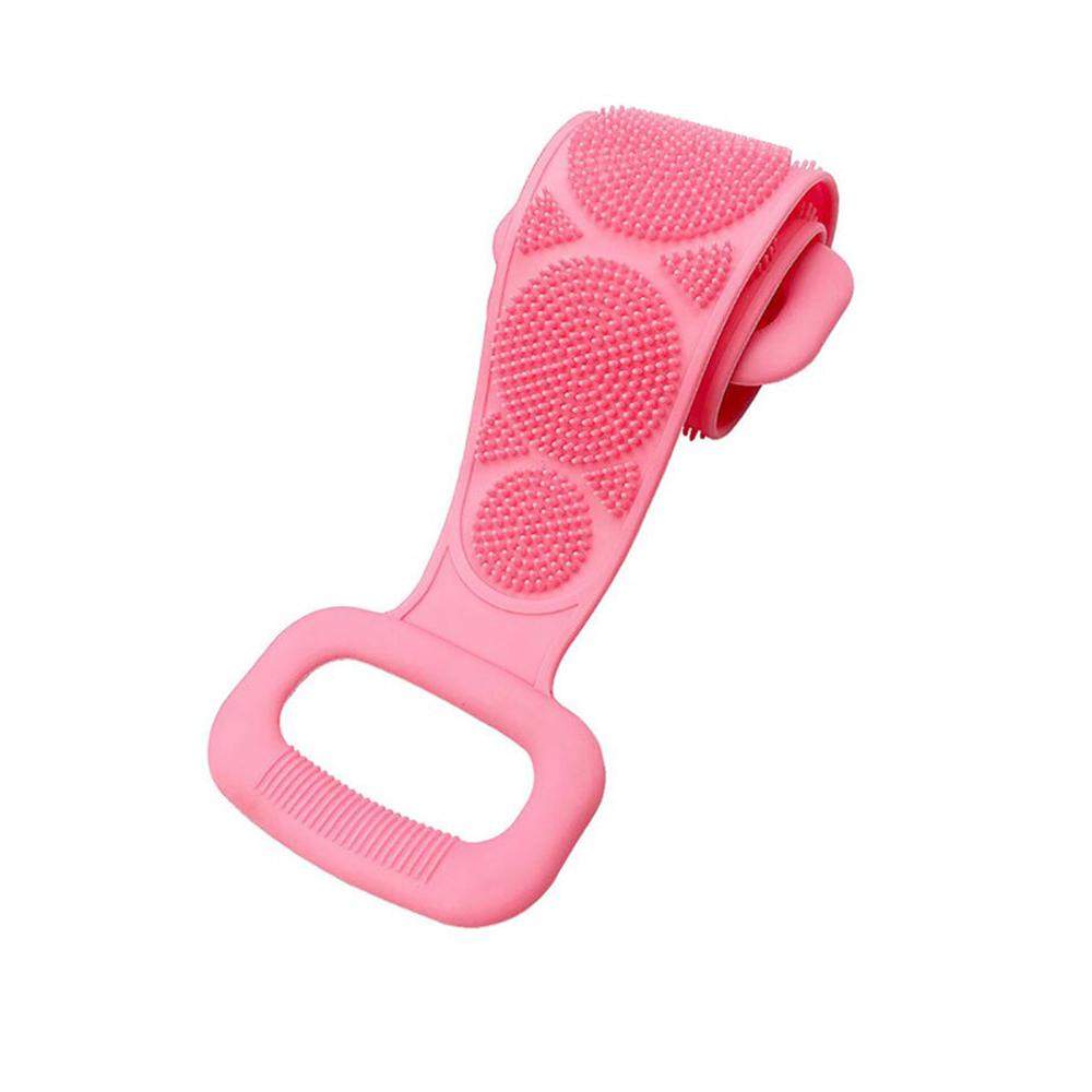 Skrubeværktøj til bruseren - silikone - pink