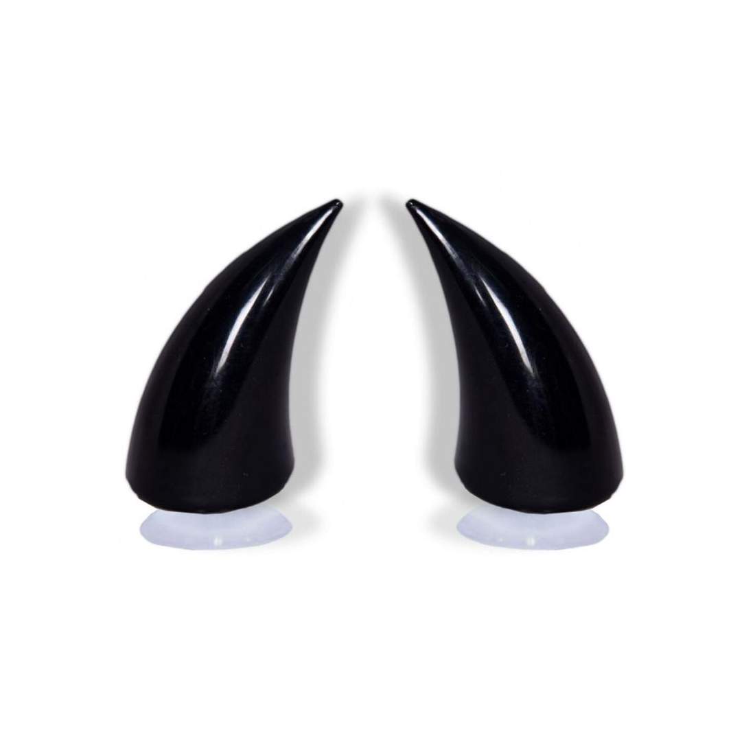 Horn til motorcykelhjelm - sort