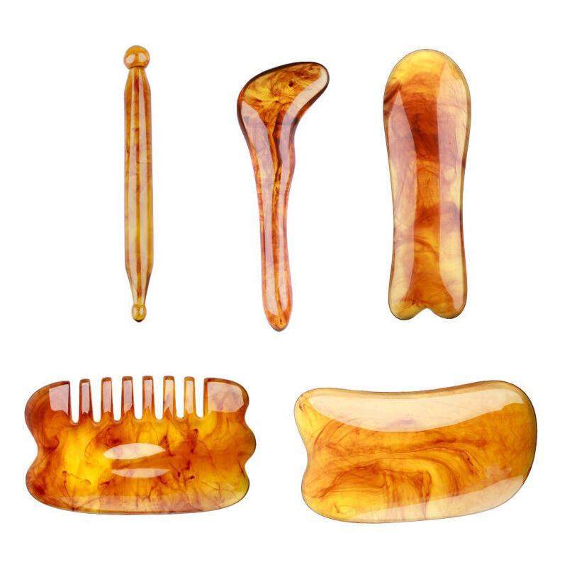 Massér sten til ansigtet - 5 dele