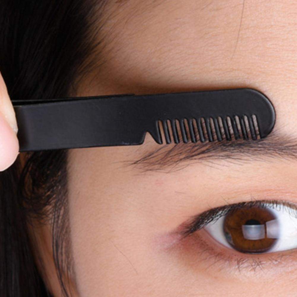 Pinzette mit Kamm - schwarz