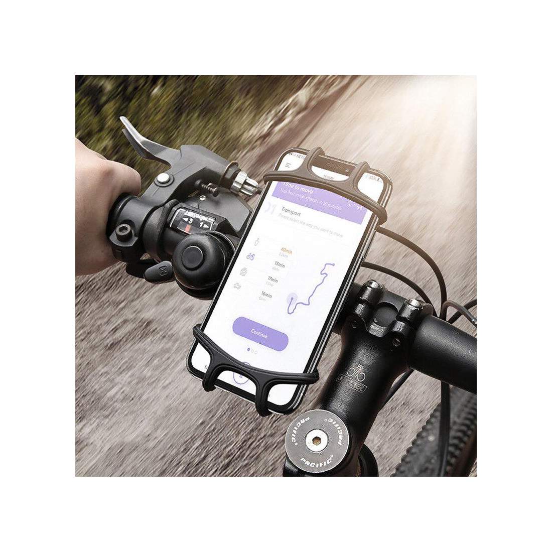 Mobile holder bike black eStore