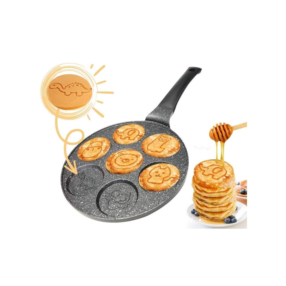 Plättpanna med Djurmönster | Hem & Hobby - Hem & Hushåll - Kök - Köksredskap - Kokkärl | Pryloteket