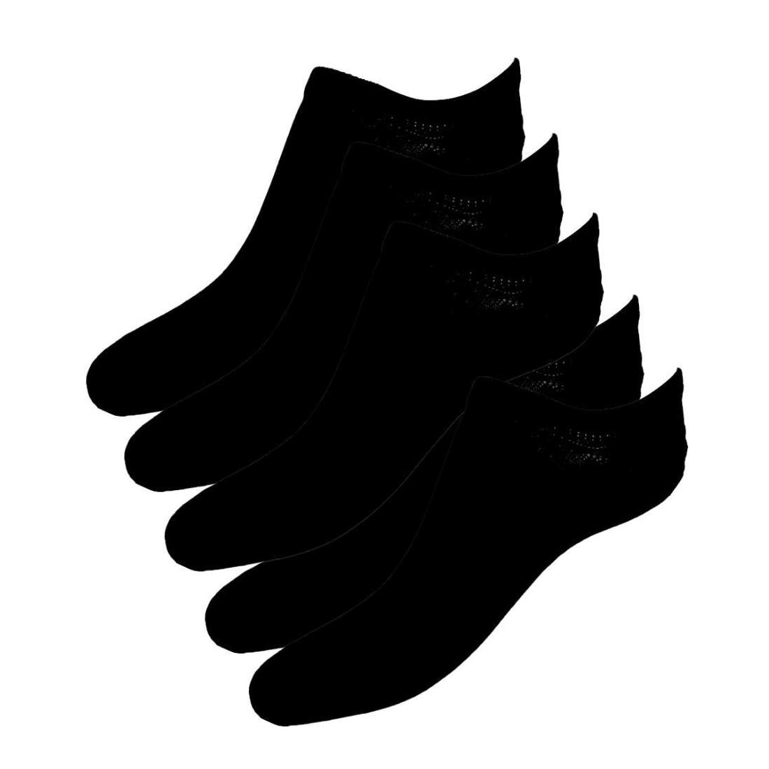 Ankelstrumpor Bomull - Svart - 5-Pack - Stl. 37-40 | Mode & Accessoarer - Kläder - Strumpor | Pryloteket