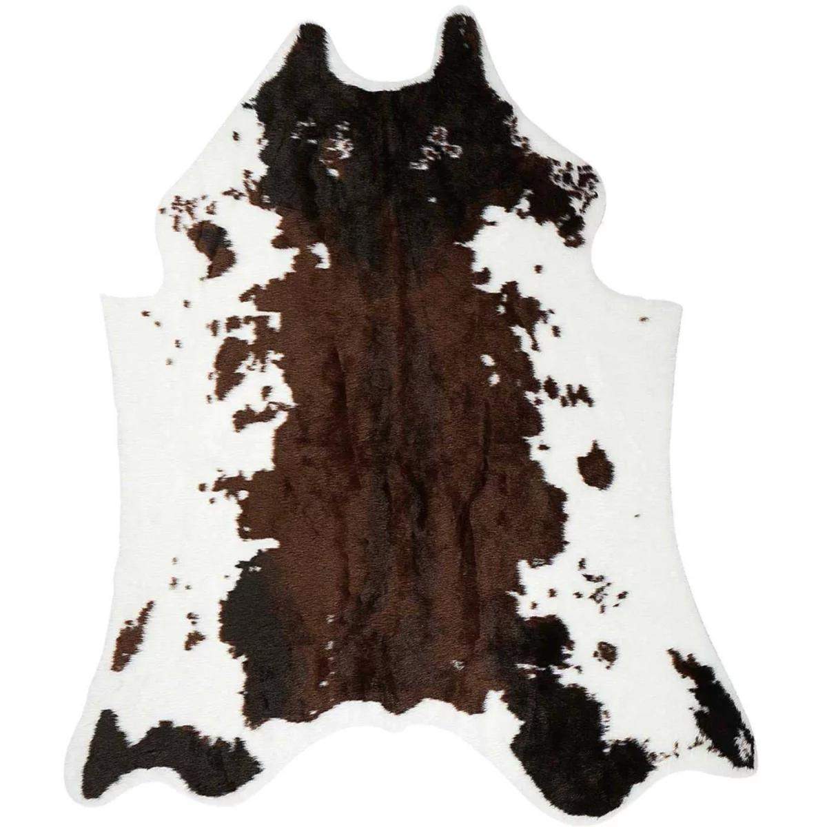 Tæppe - kunstigt okselæder - 135 x 140 cm